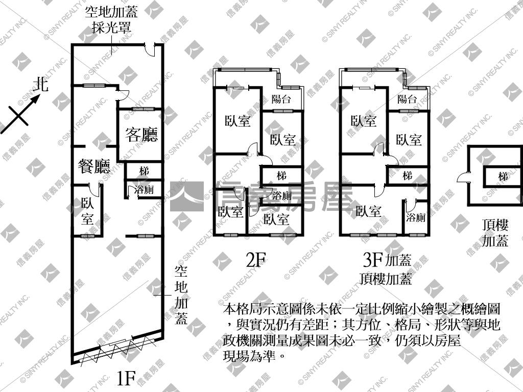 中山東前後臨路大空間透天房屋室內格局與周邊環境