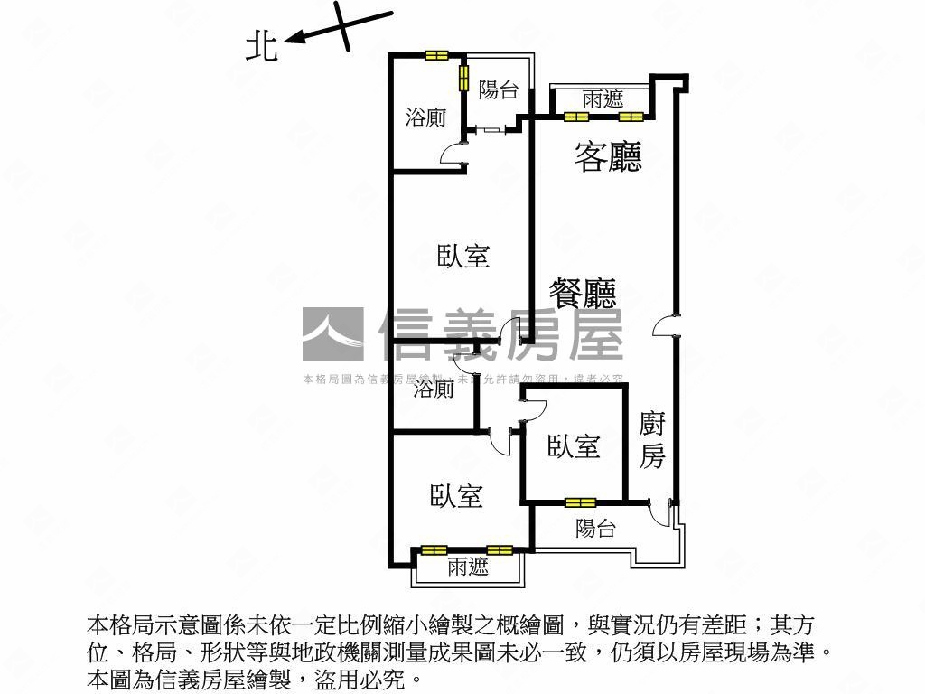 勤樸天悅三房車位房屋室內格局與周邊環境