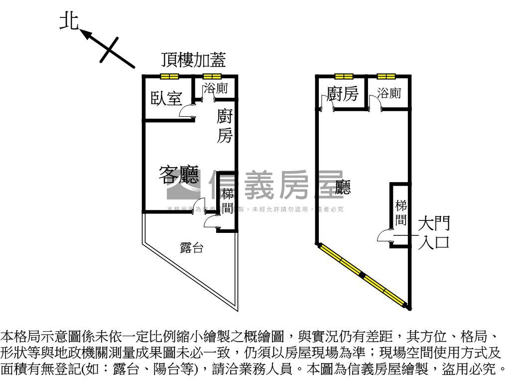 中正南近捷大空間房屋室內格局與周邊環境