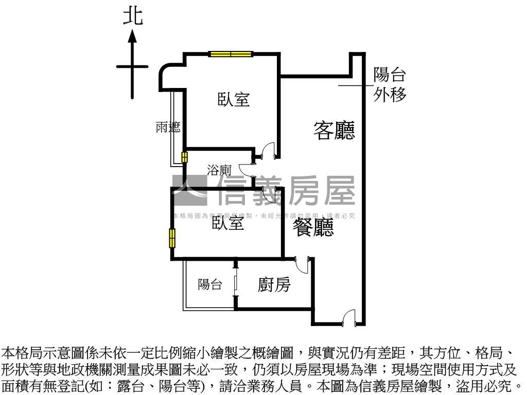 北大ＭＢＡ中庭綠景二房房屋室內格局與周邊環境