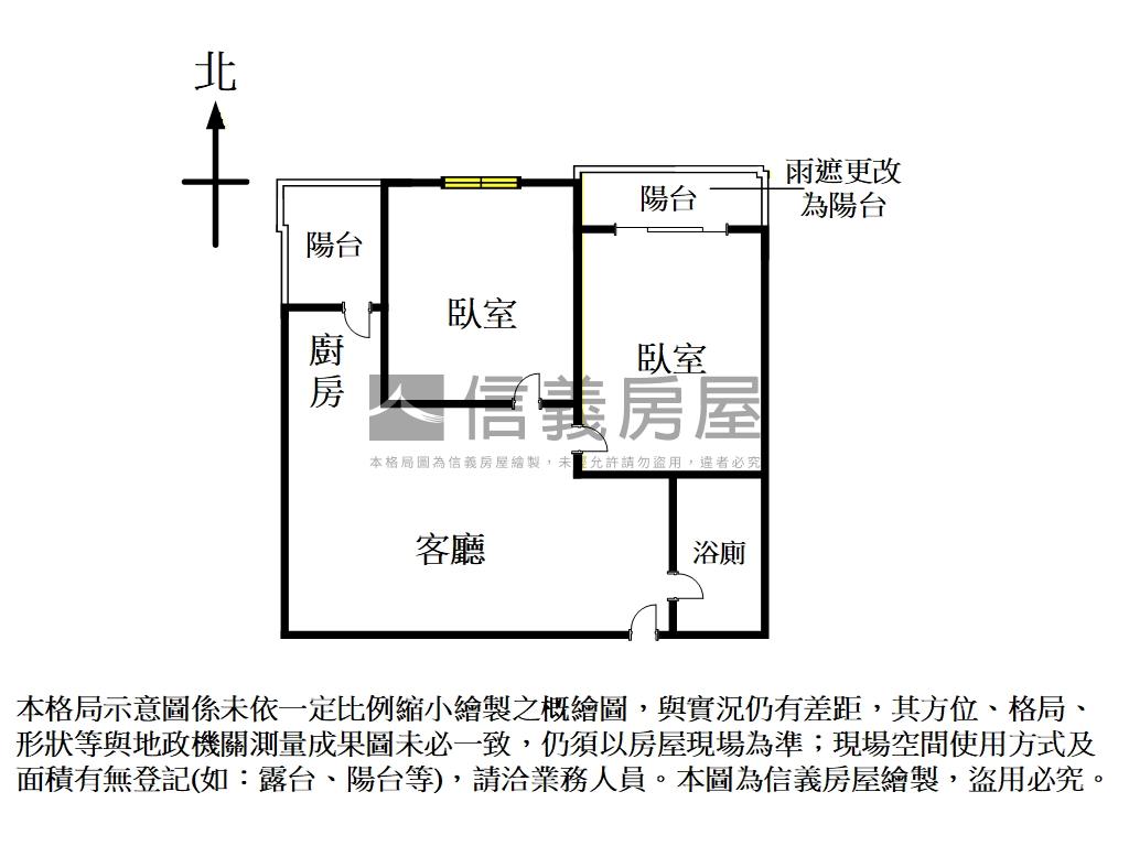 頭前雙捷匯稀有兩房釋出房屋室內格局與周邊環境