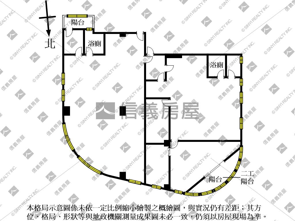 中正北路邊間大空間房屋室內格局與周邊環境