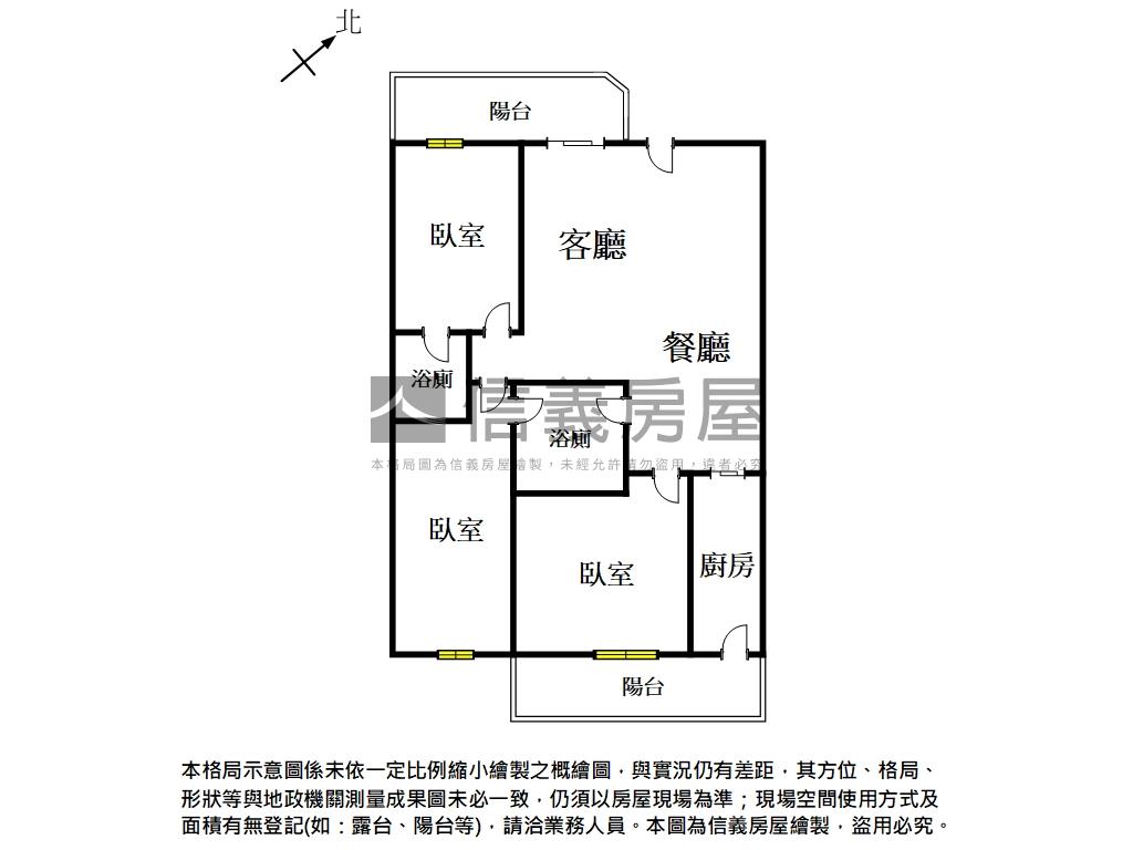 千興帝國三房質感美宅房屋室內格局與周邊環境