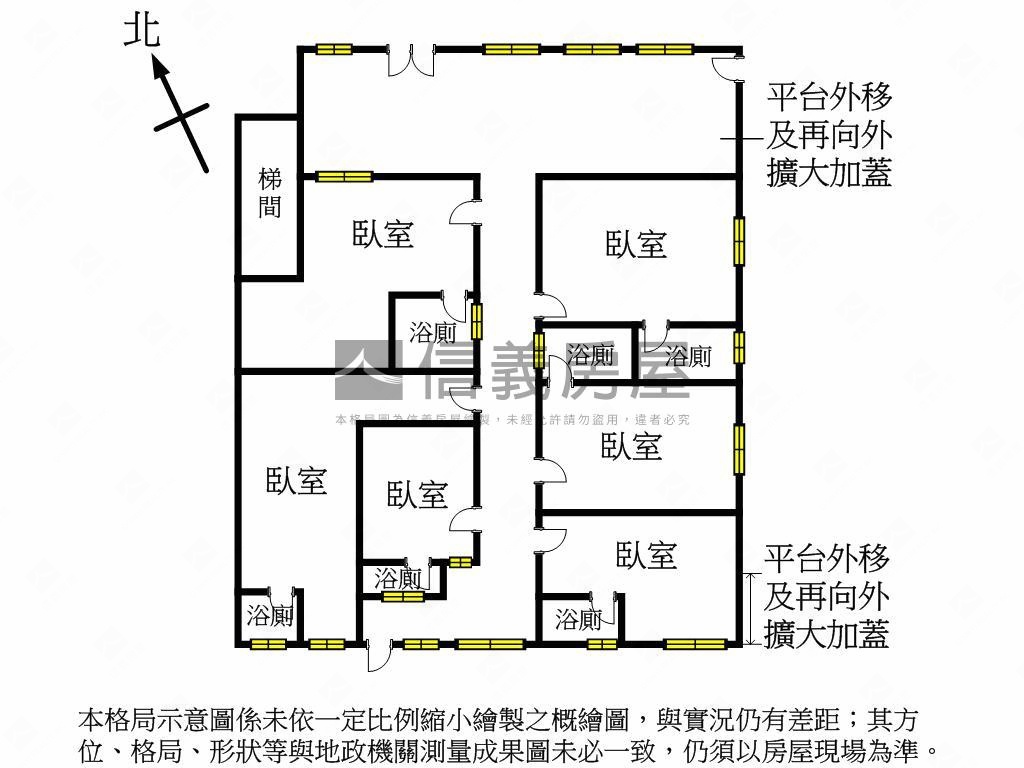 福港方正邊間一樓房屋室內格局與周邊環境