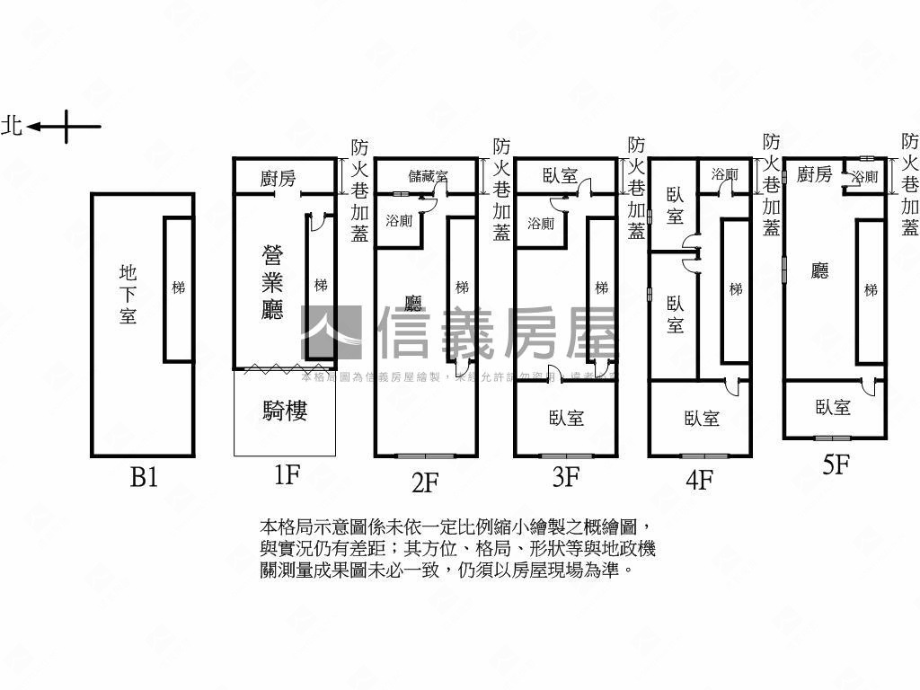 新光站前商四透天房屋室內格局與周邊環境