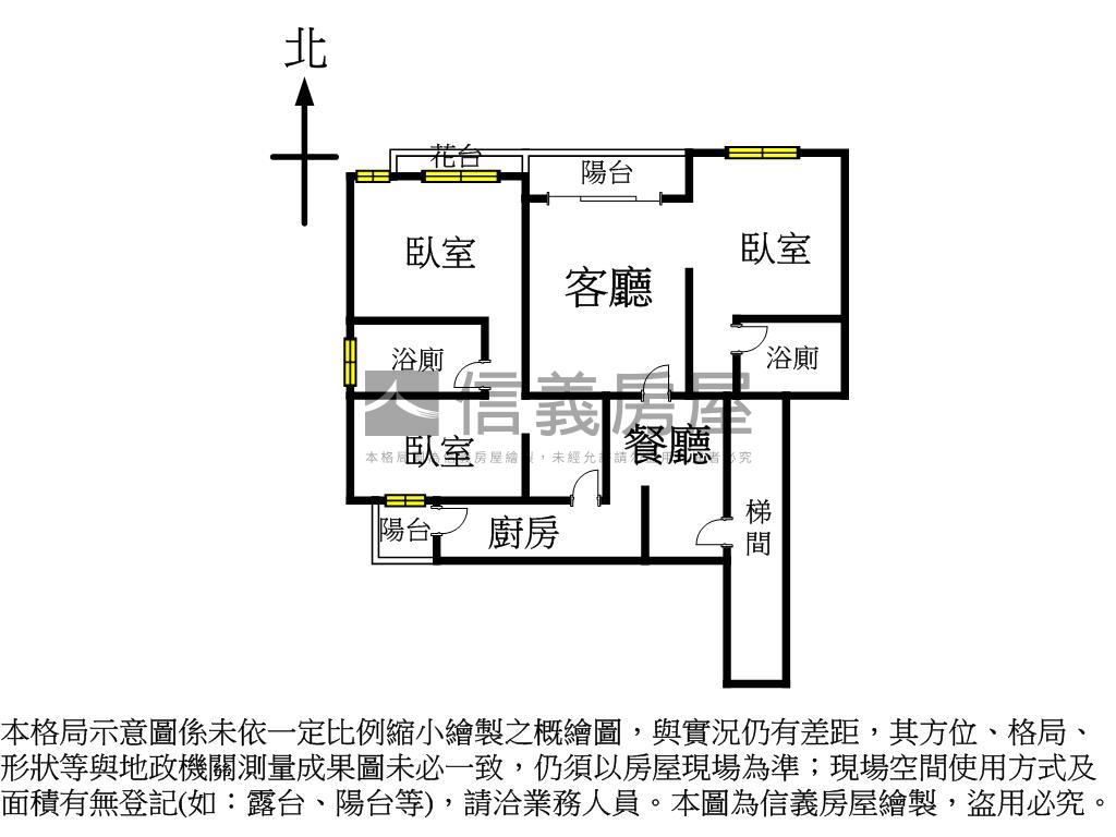 （新）絕代風華三房平車房屋室內格局與周邊環境