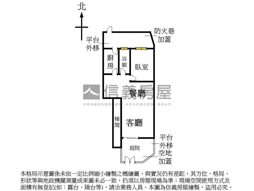 成功活巷孝親一樓房屋室內格局與周邊環境