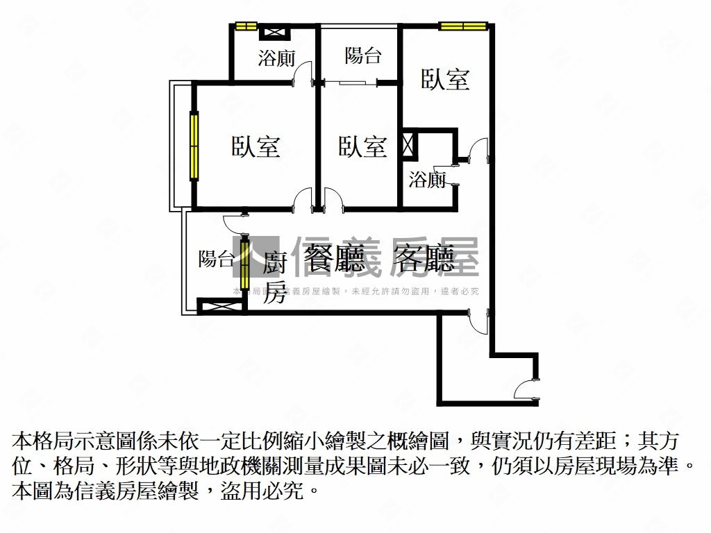 七期視野戶三房平車房屋室內格局與周邊環境