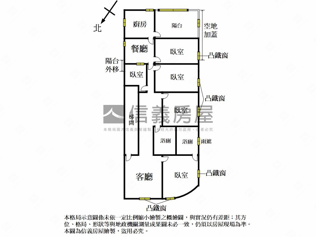 五子登科孝親大空間房屋室內格局與周邊環境