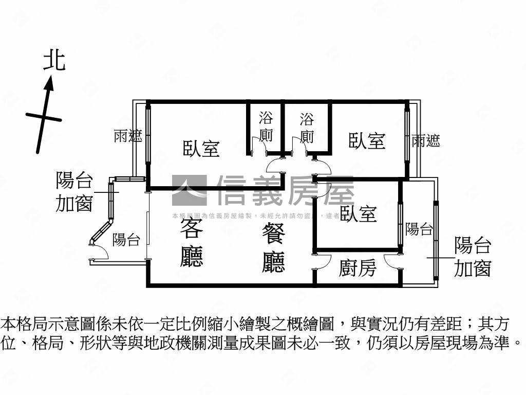 太子哈佛採光三房Ｂ１車位房屋室內格局與周邊環境