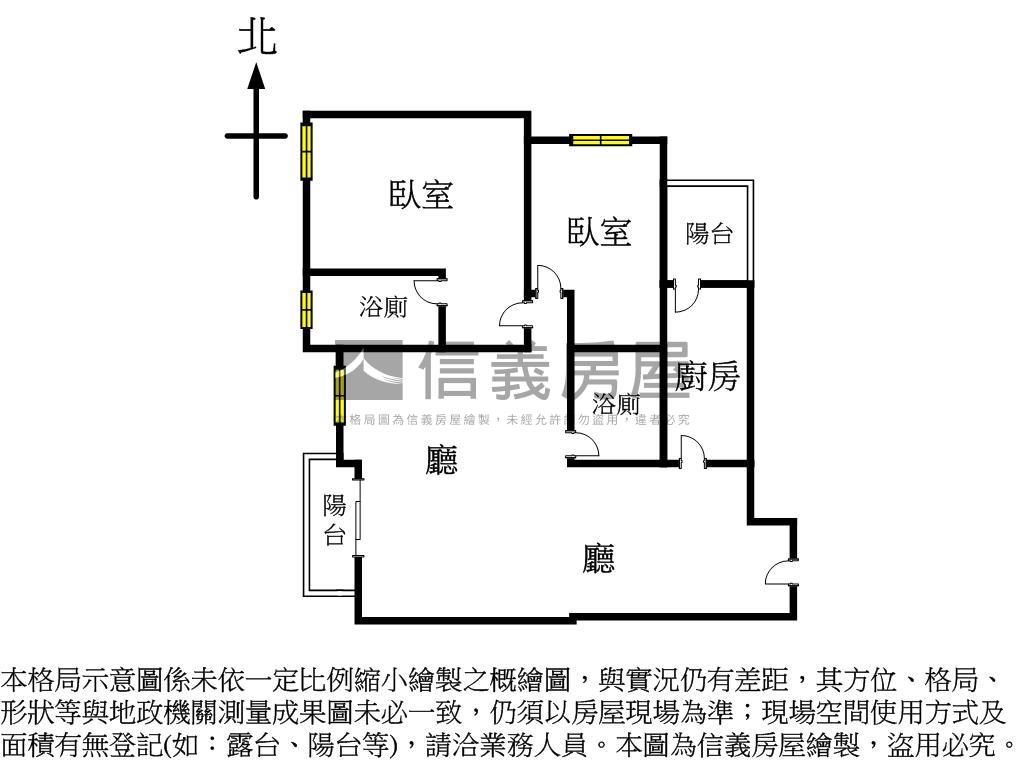 金捷市次頂樓景觀戶房屋室內格局與周邊環境