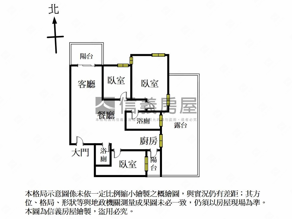 灣岸ＶＩＬＬＡ景觀３房房屋室內格局與周邊環境