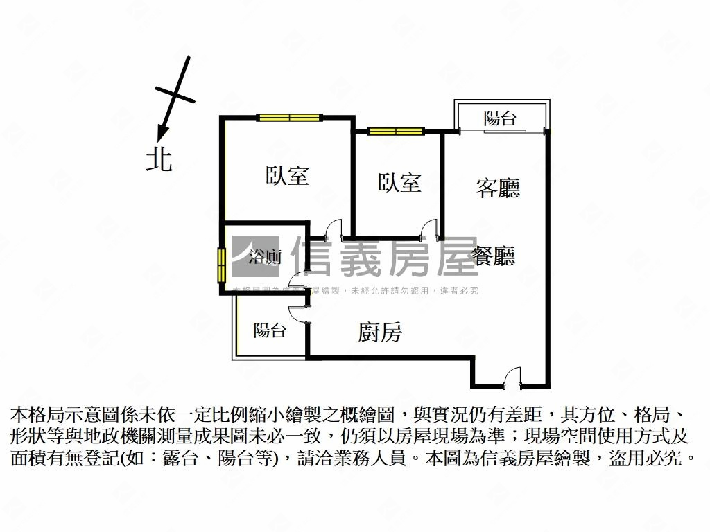 北大巴瓦．新屋採光兩房房屋室內格局與周邊環境