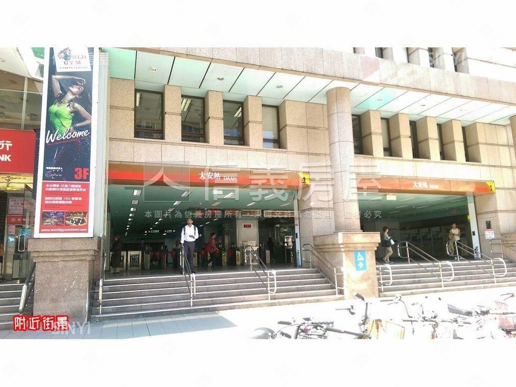 大安雙捷運潛力金店房屋室內格局與周邊環境
