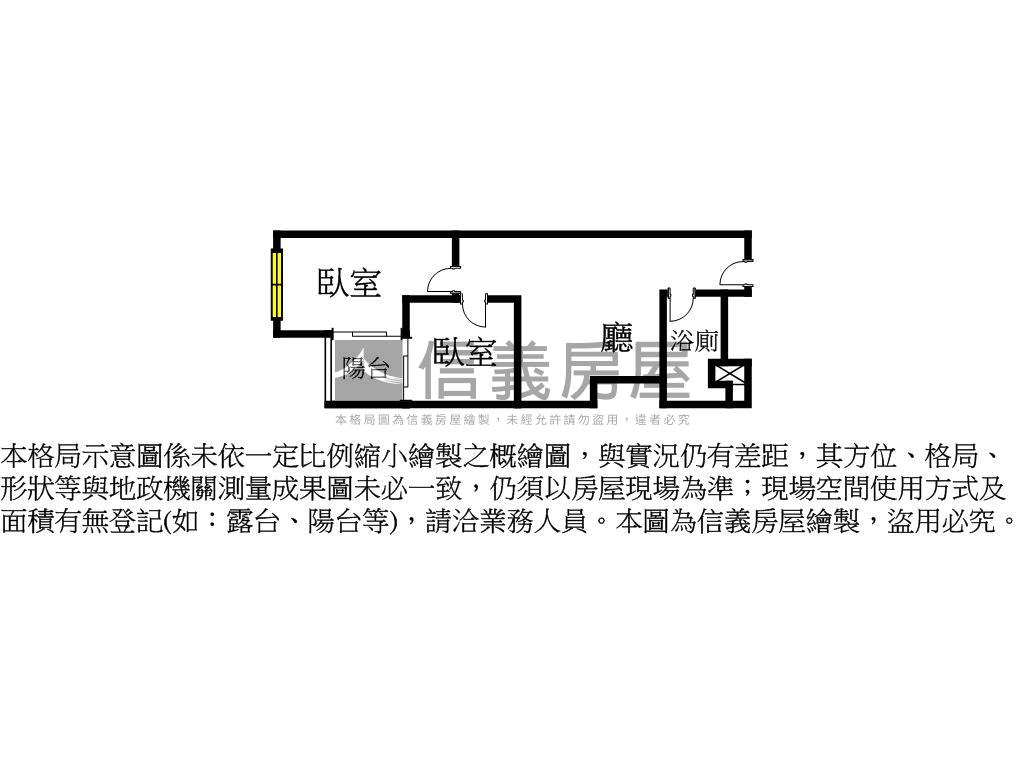 都廳Ｂ１２棟高樓２房車位房屋室內格局與周邊環境