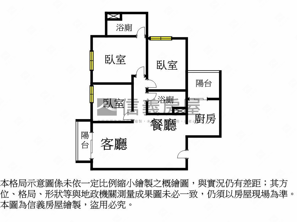 近高鐵站高樓層３房平車房屋室內格局與周邊環境