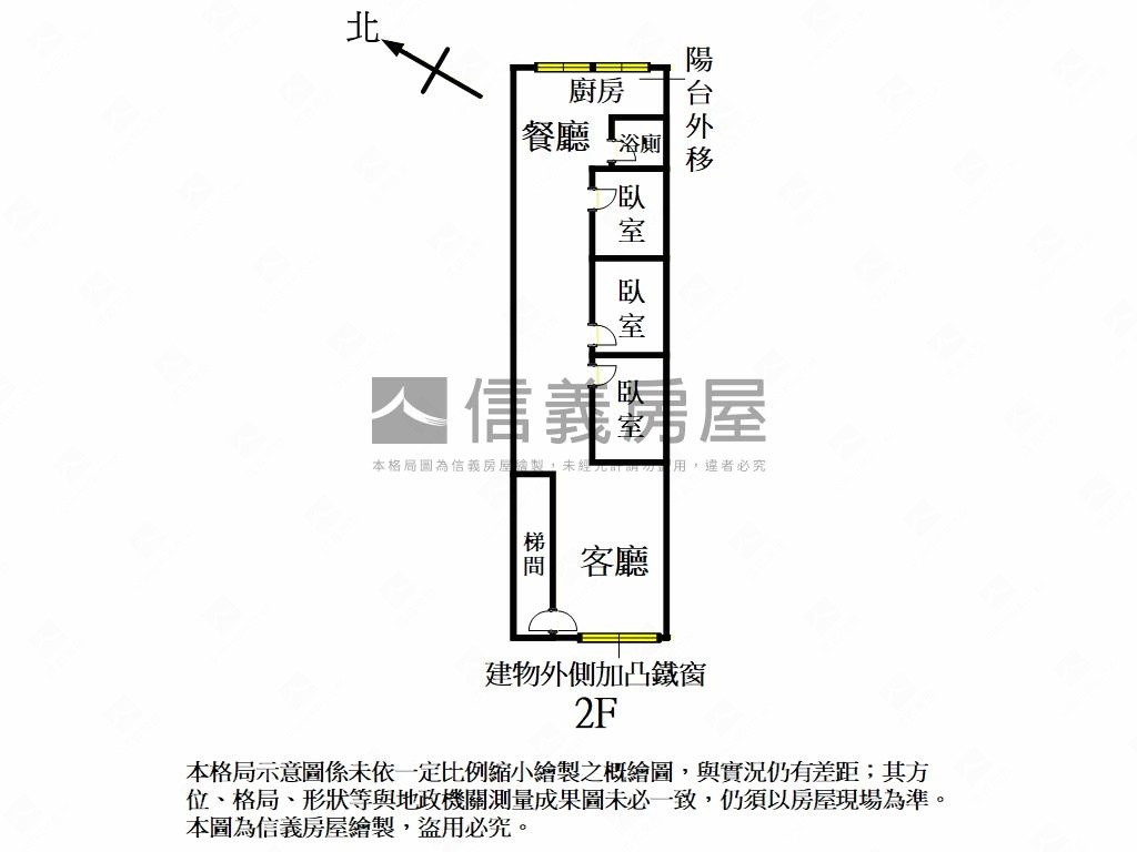 仁政街２樓房屋室內格局與周邊環境
