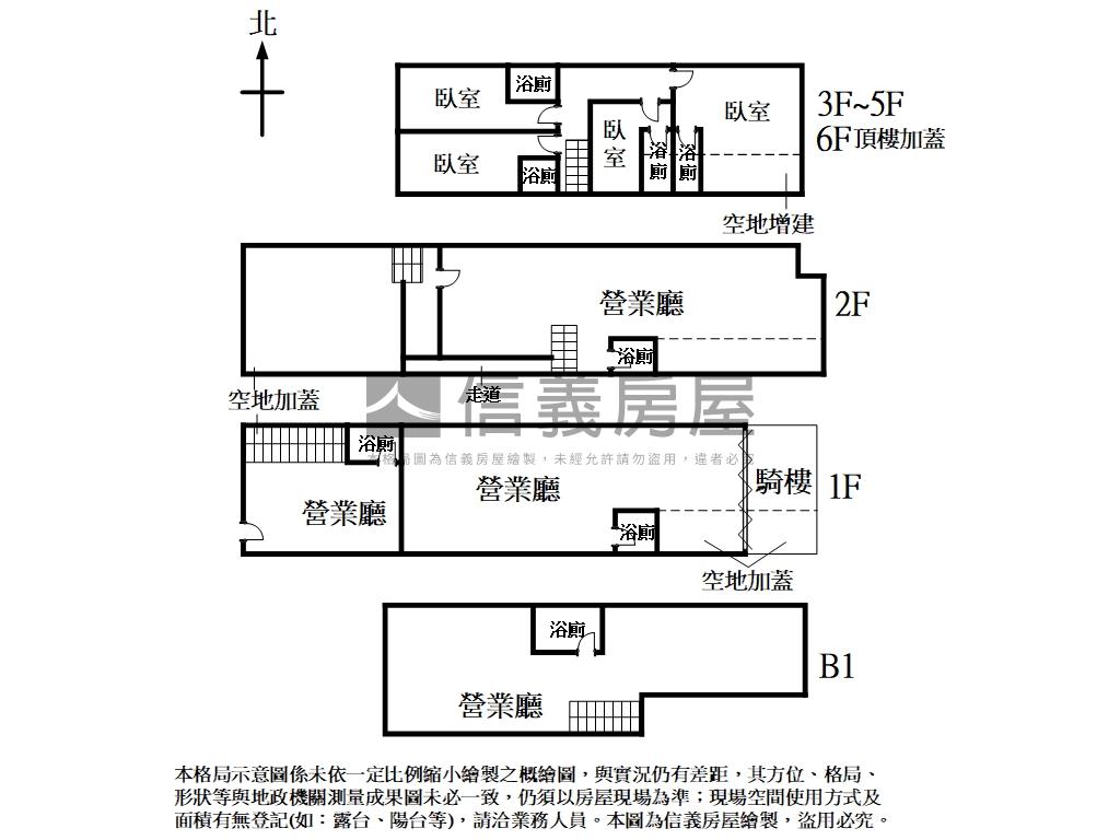 正！一中街三店面附１６套房屋室內格局與周邊環境