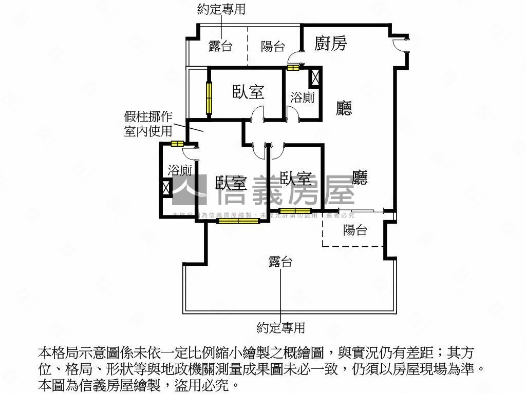 三登稀有格局美居平車房屋室內格局與周邊環境