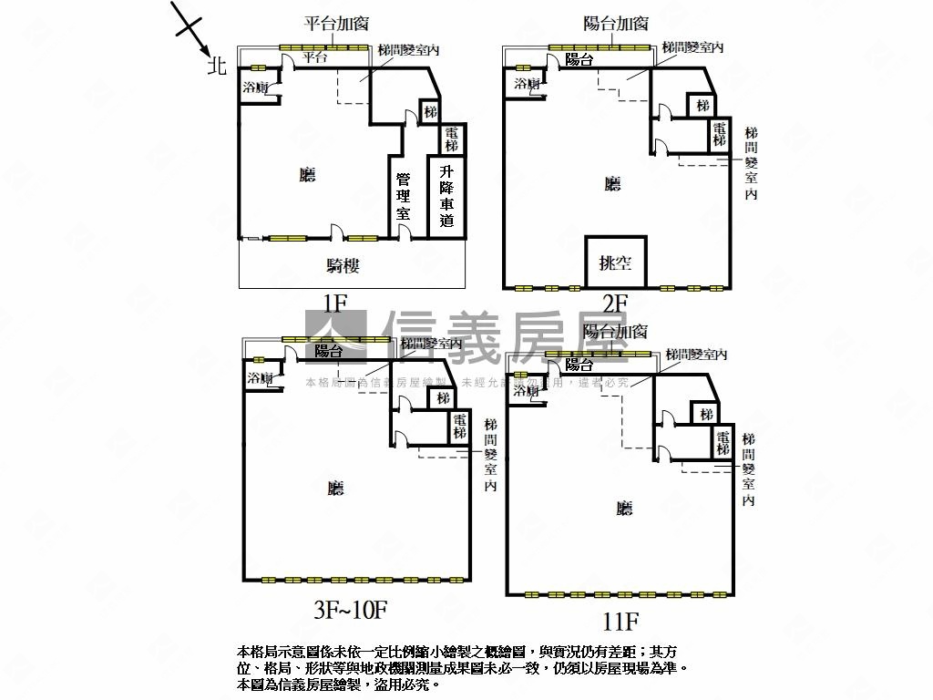 新竹市中心商二地整棟辦公房屋室內格局與周邊環境