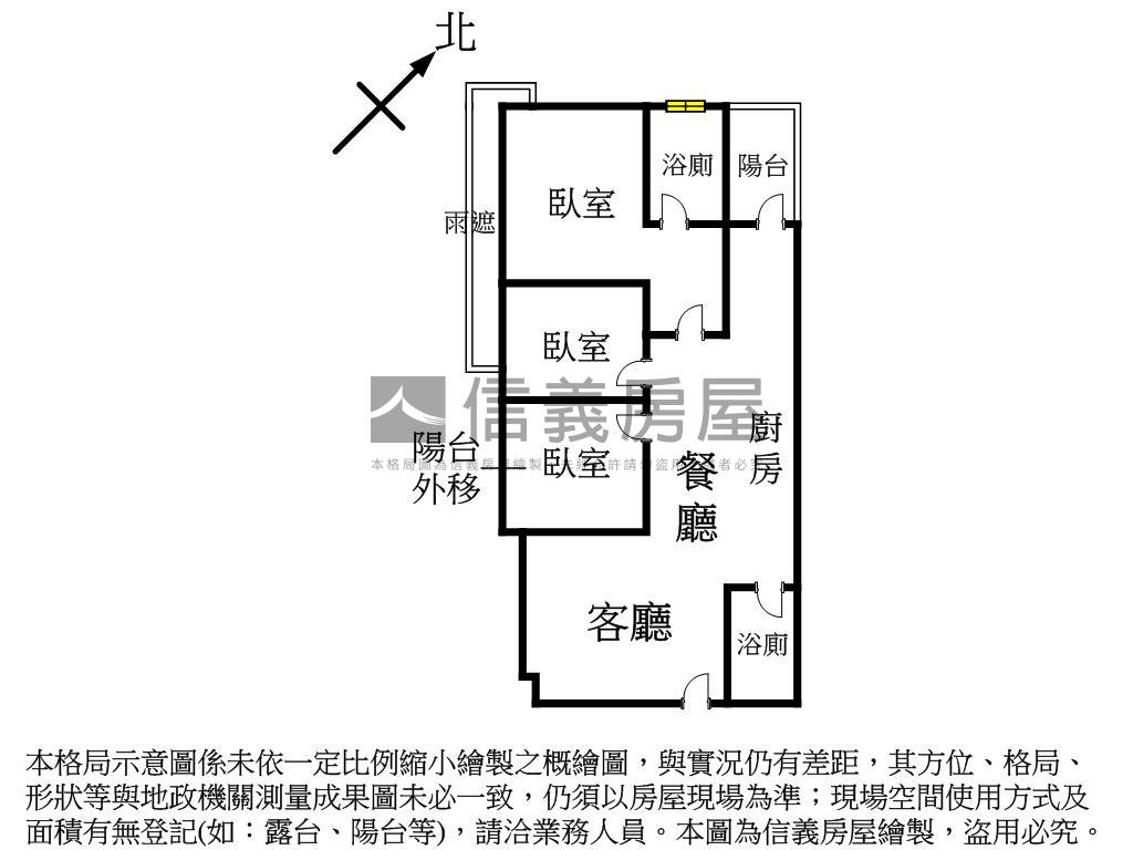 七期全新整理三房平車房屋室內格局與周邊環境