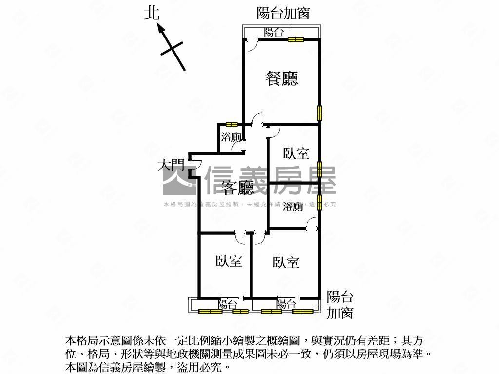 北區電梯三房單坪免２４萬房屋室內格局與周邊環境