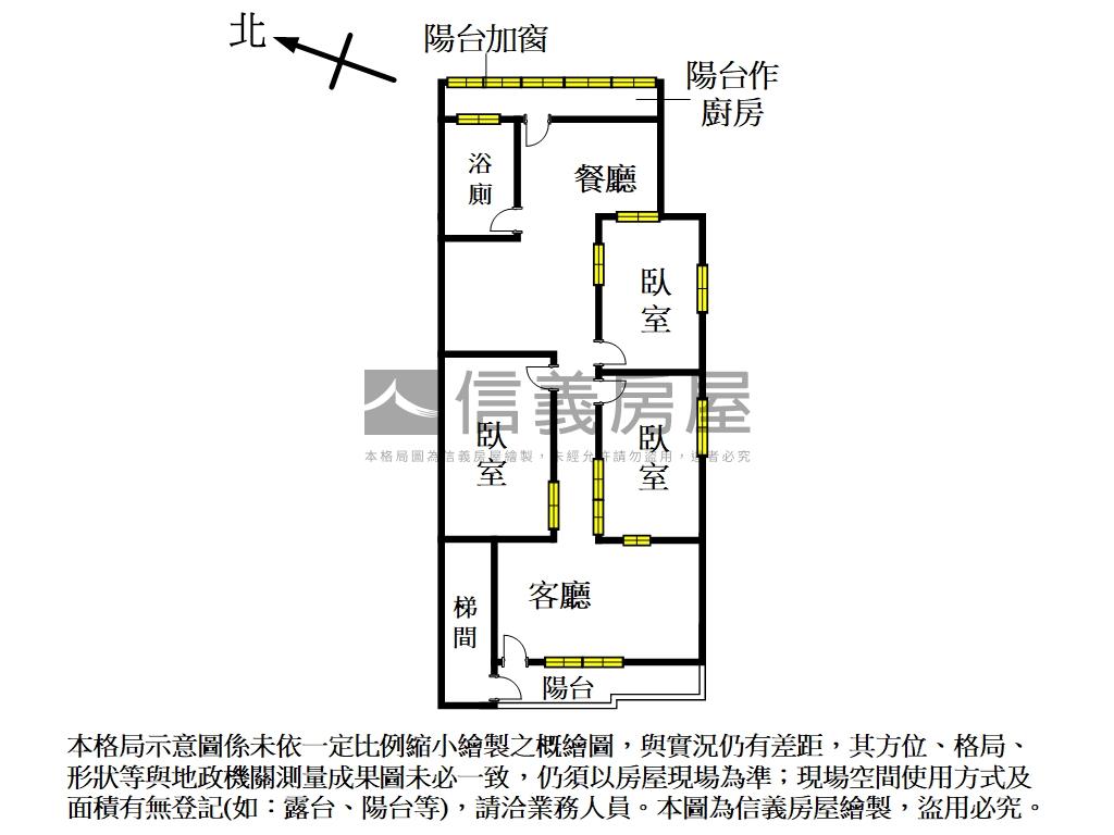 忠孝東路公寓３樓房屋室內格局與周邊環境