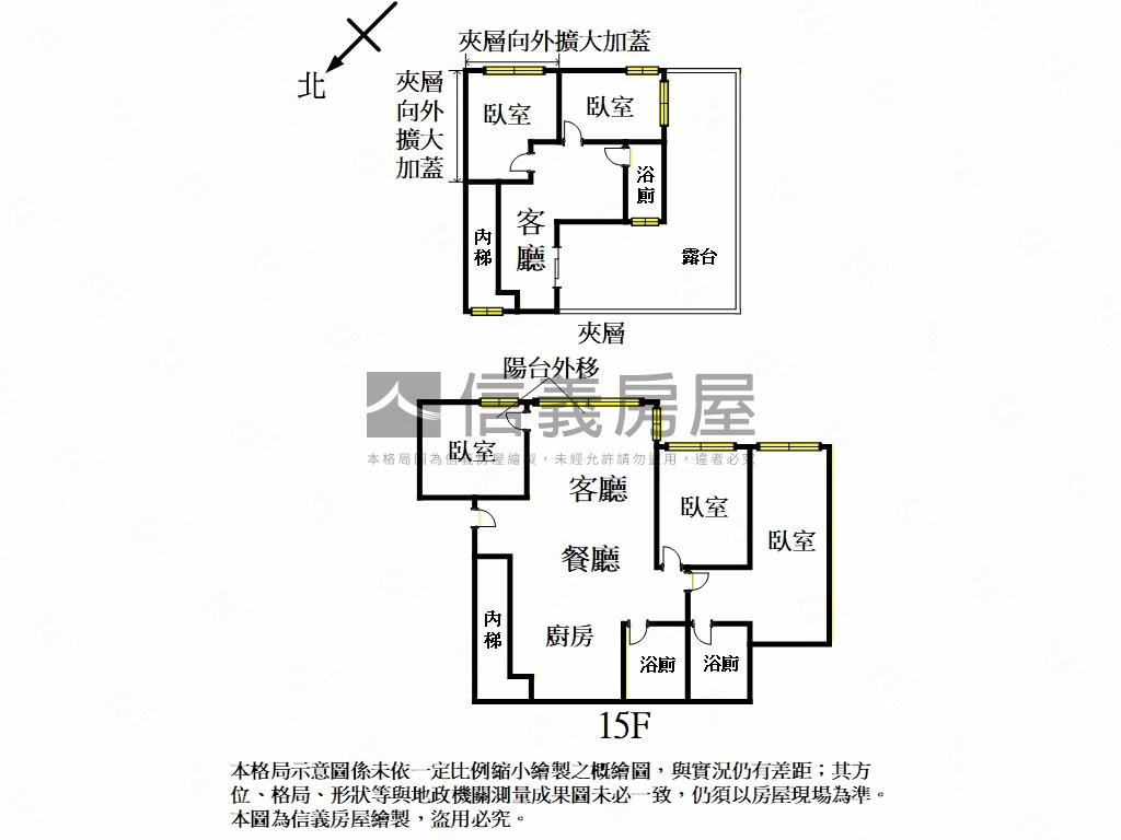 皇家名宮稀有頂樓戶房屋室內格局與周邊環境