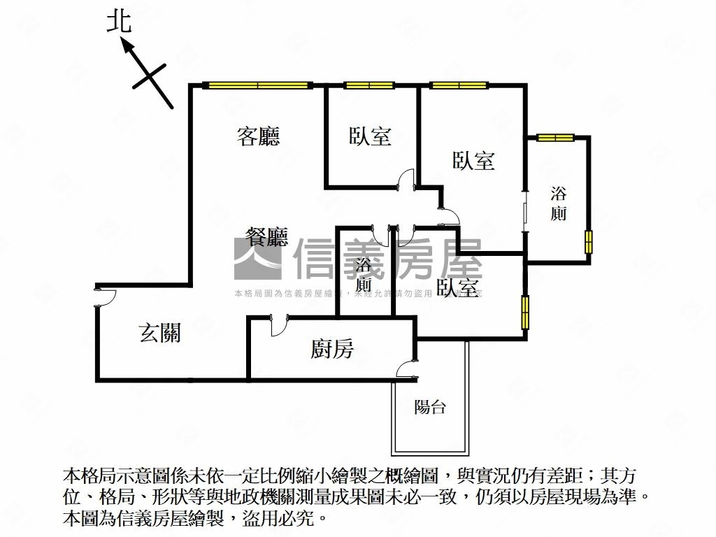 ★鑫建築花園景觀三房車位房屋室內格局與周邊環境