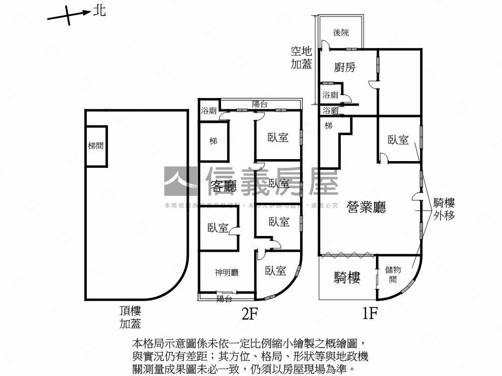 臨路約九米面寬順向角店房屋室內格局與周邊環境