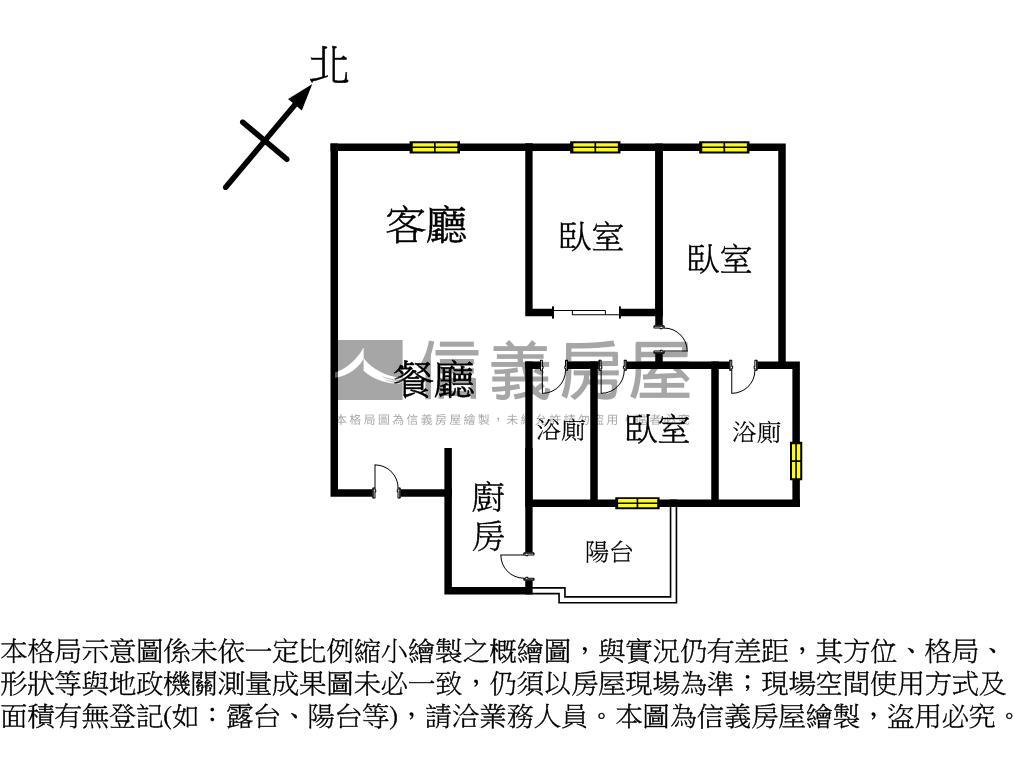 綠園道採光三房平車房屋室內格局與周邊環境