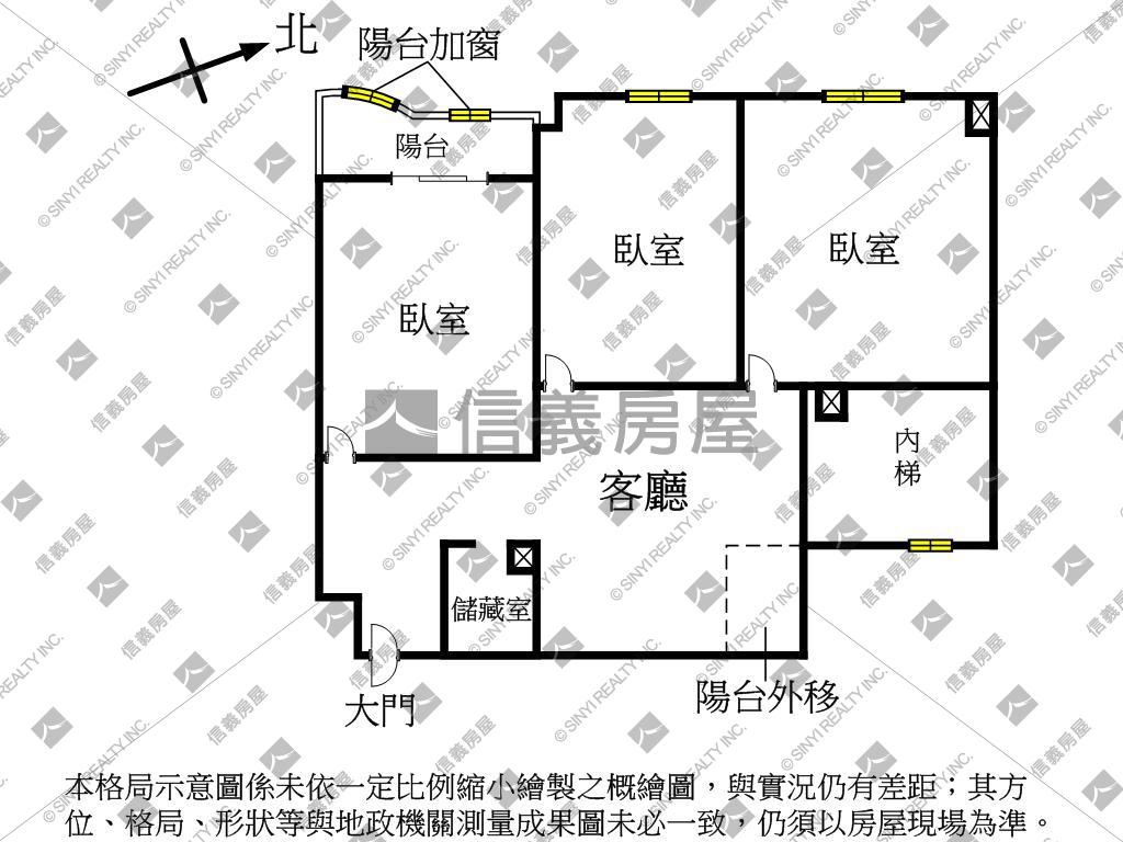 近中和捷運電梯三房－１房屋室內格局與周邊環境