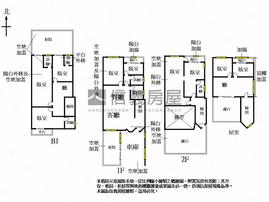 迎旭山莊獨立地號稀有透天房屋室內格局與周邊環境