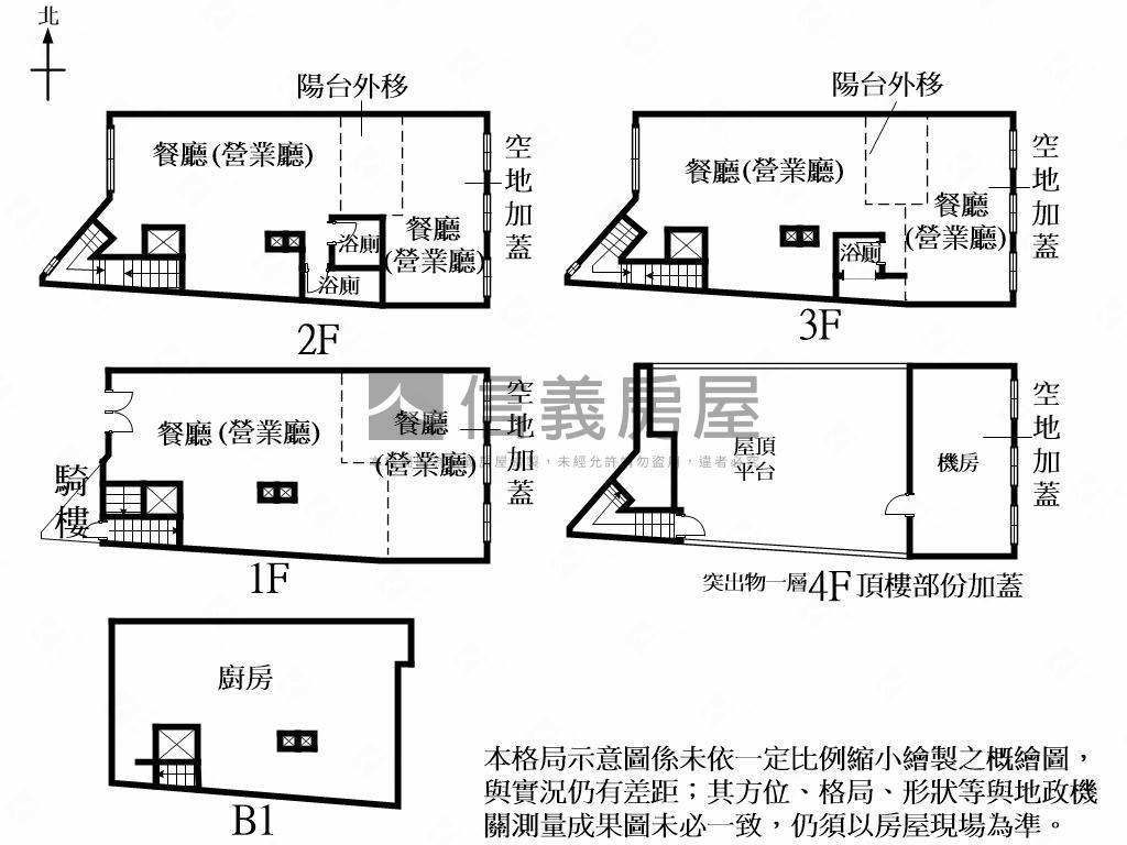 西區美術園道獨棟店面快看房屋室內格局與周邊環境