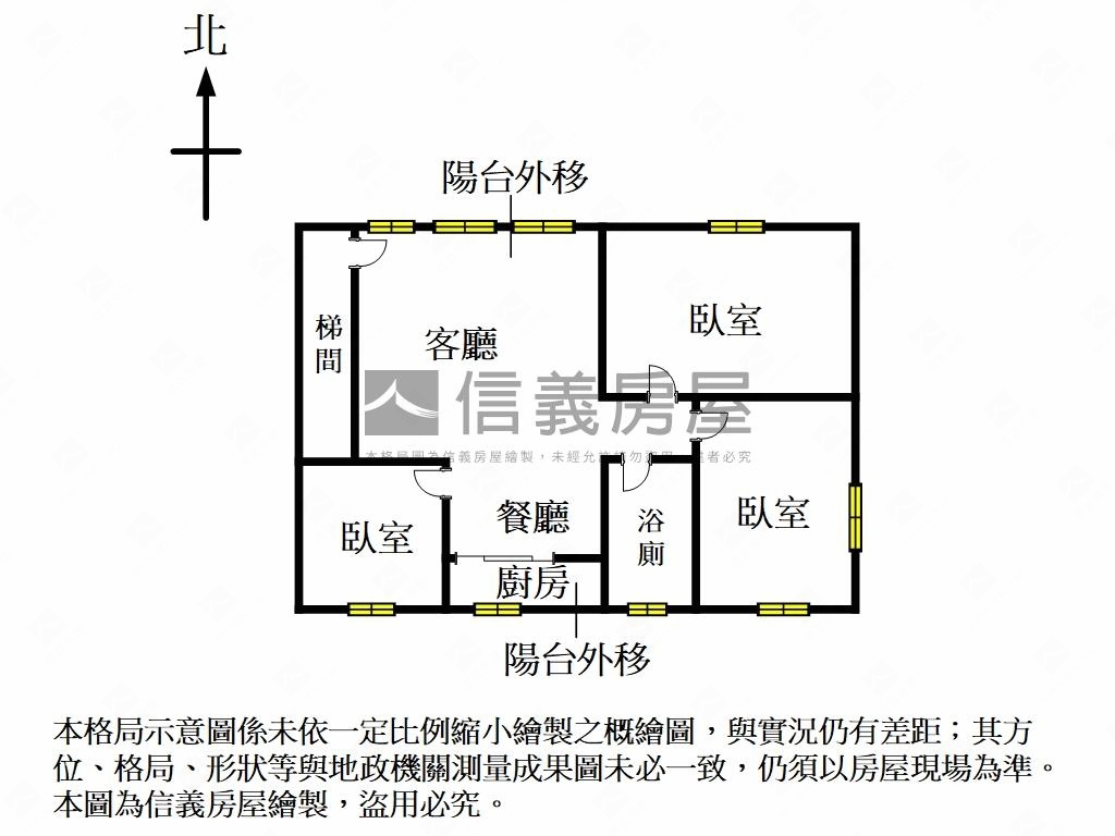 捷運幸福站公寓３房房屋室內格局與周邊環境