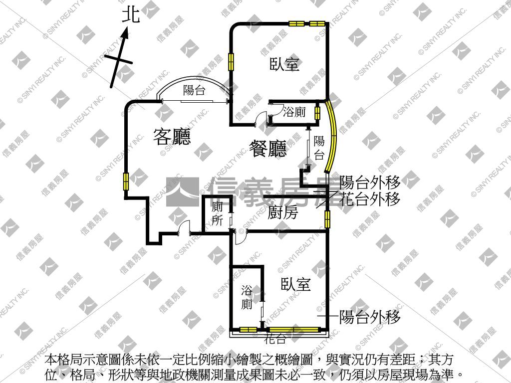 寶成紀念座景觀平面雙車位房屋室內格局與周邊環境