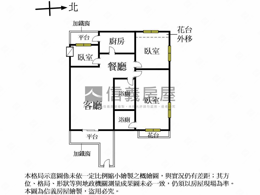 近曉明女中首購首選三房房屋室內格局與周邊環境
