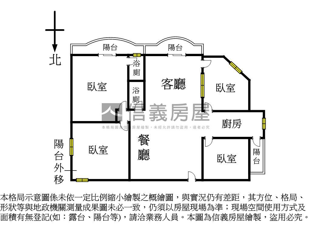 河堤邊間首排景觀四房平車房屋室內格局與周邊環境