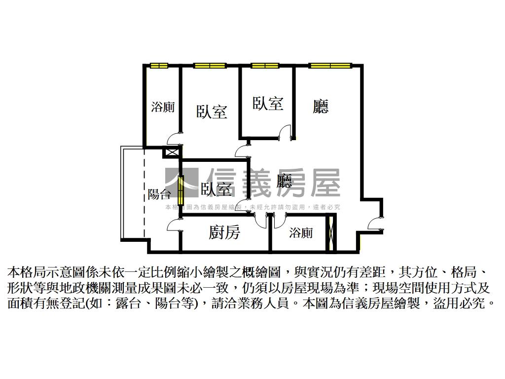 吉美君悅｜邊間三房車位房屋室內格局與周邊環境