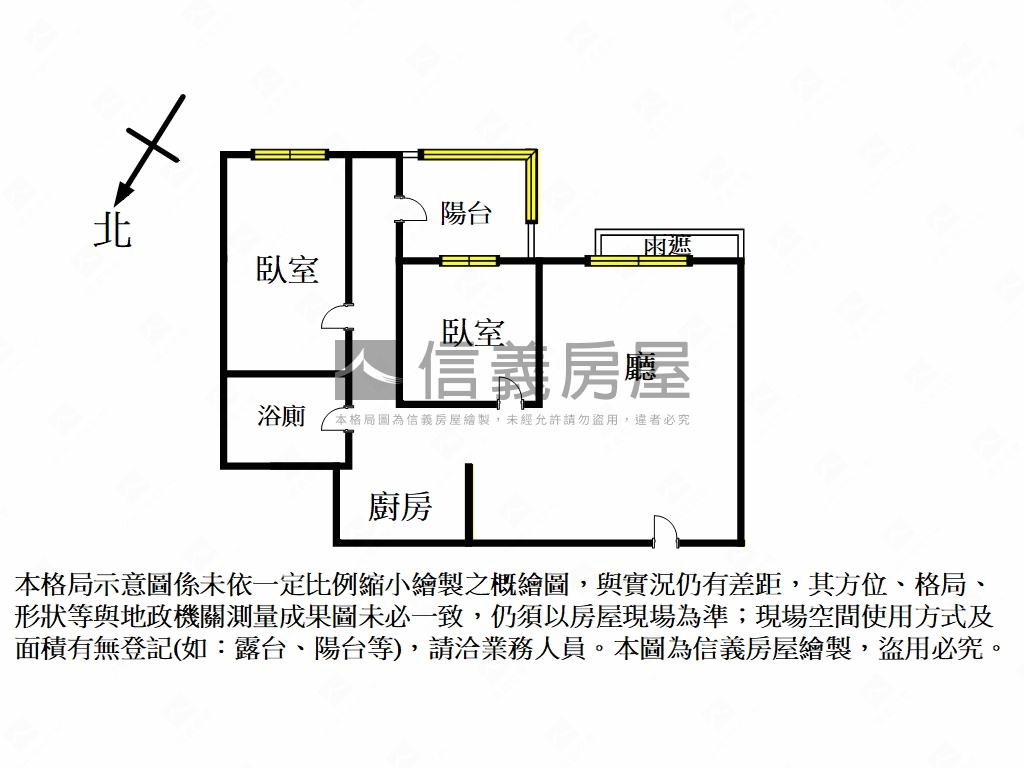 專任Ａ９活力城兩房車房屋室內格局與周邊環境