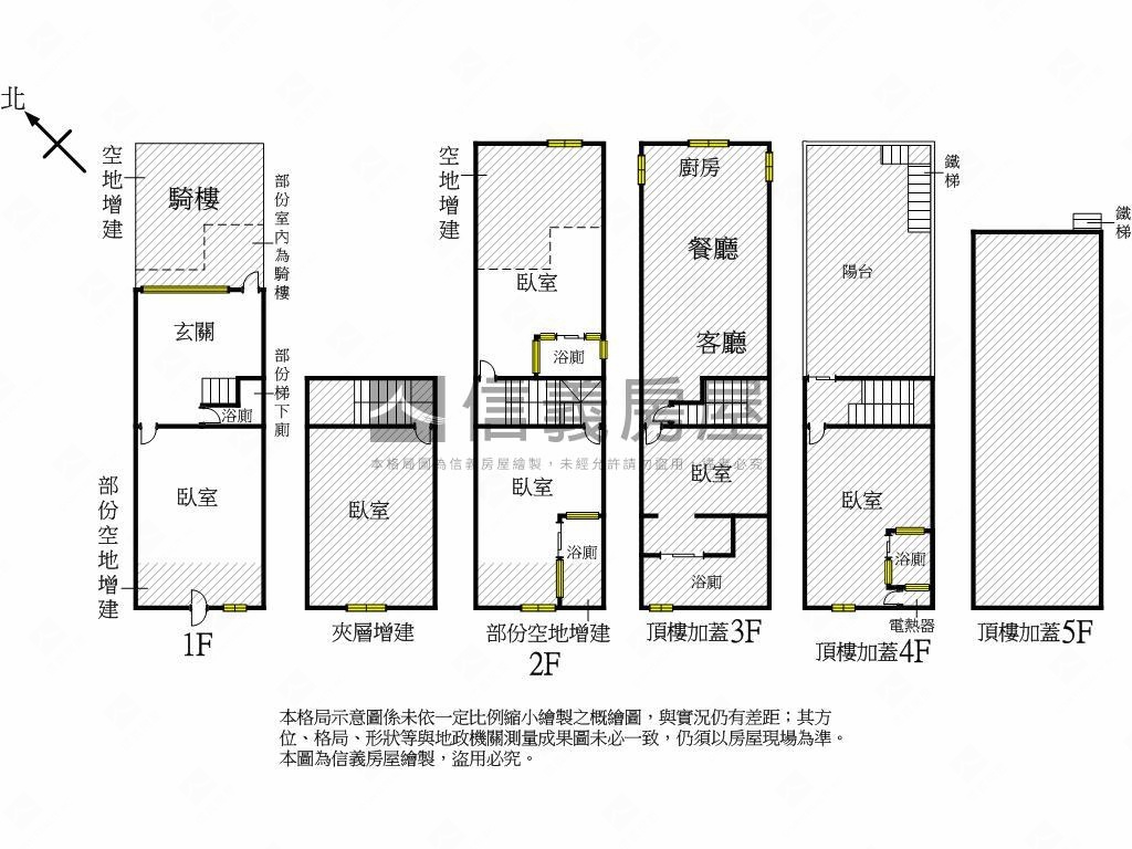 近建工清水模屋況佳美透房屋室內格局與周邊環境