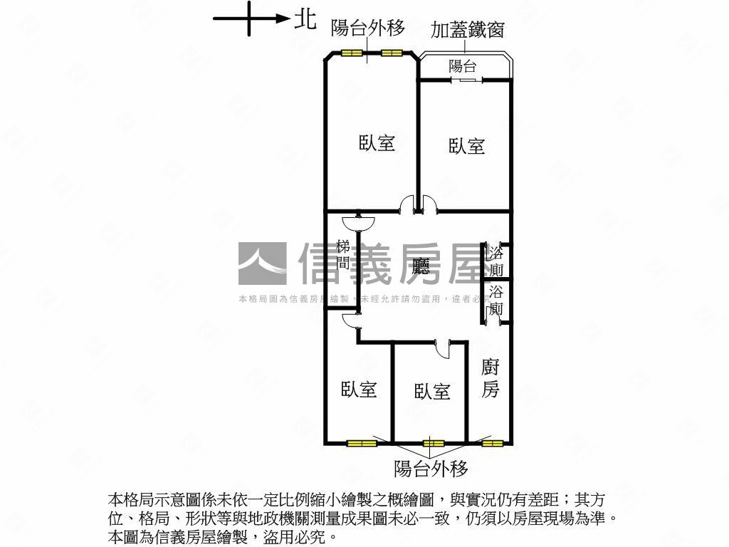 信義次頂樓優良美居房屋室內格局與周邊環境
