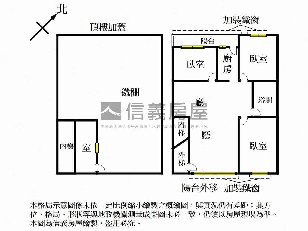 信義富陽雅緻３房美寓房屋室內格局與周邊環境