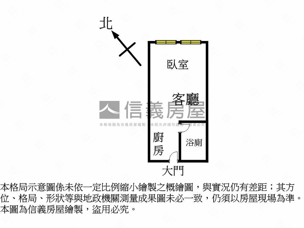 雙和新宿小資景觀電梯套房房屋室內格局與周邊環境