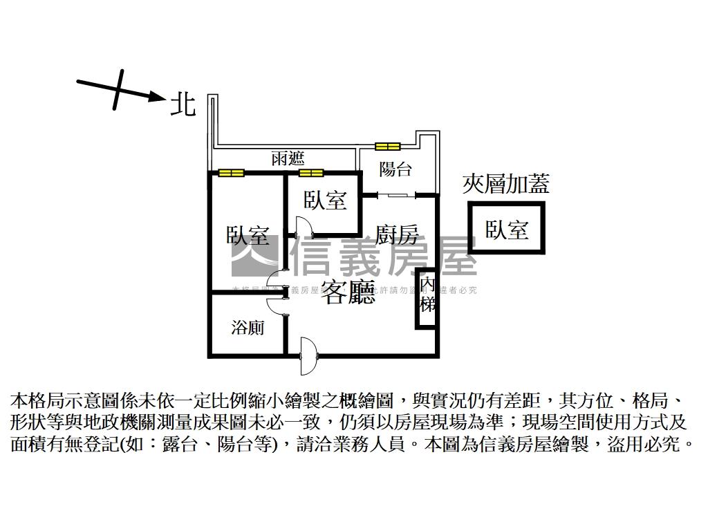 專任翔譽低總價成家兩房房屋室內格局與周邊環境