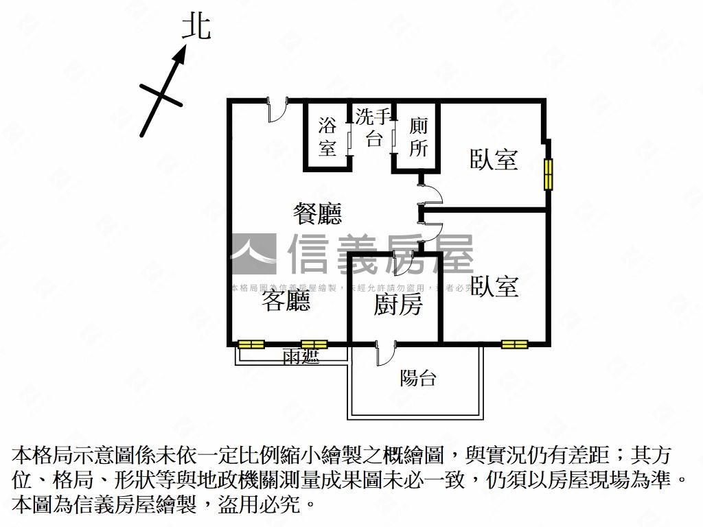 專！美麗台北美妝２房房屋室內格局與周邊環境