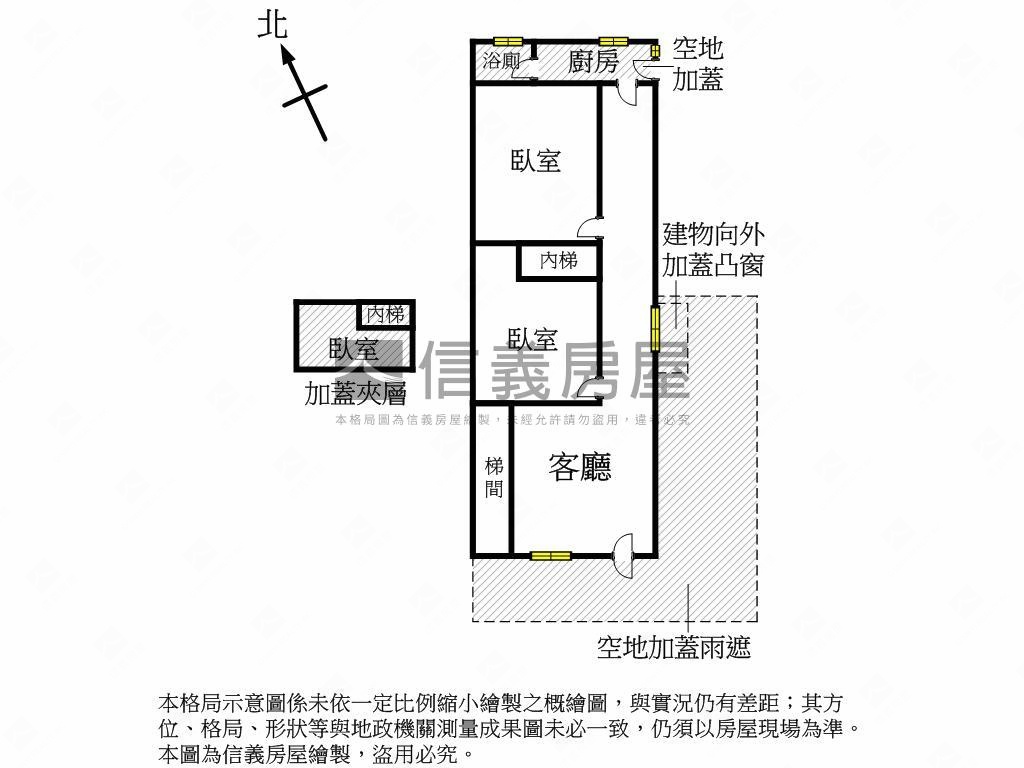近市場邊間優質一樓房屋室內格局與周邊環境