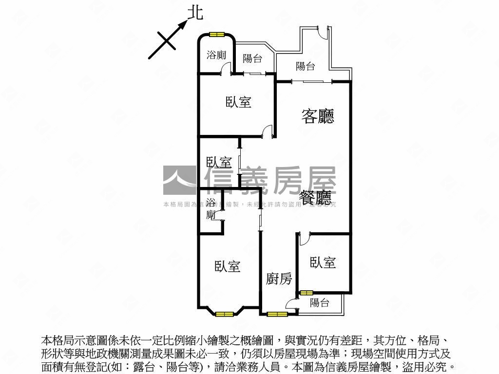 高鐵公園高樓大四房房屋室內格局與周邊環境