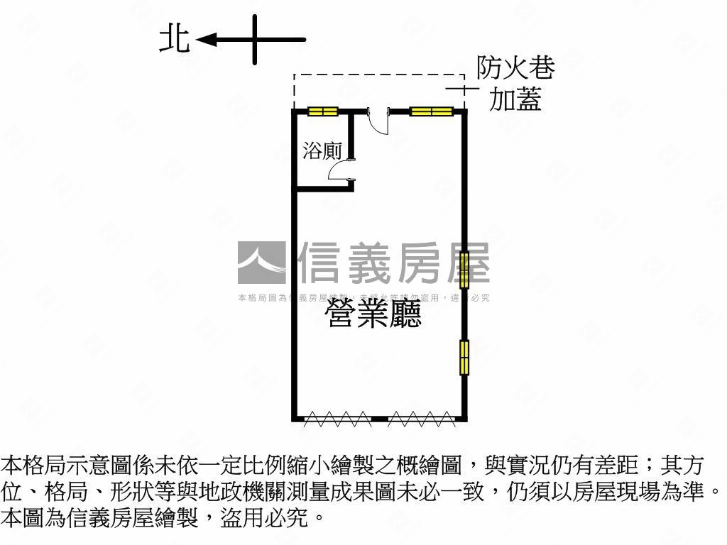 正一中商圈角間店面房屋室內格局與周邊環境