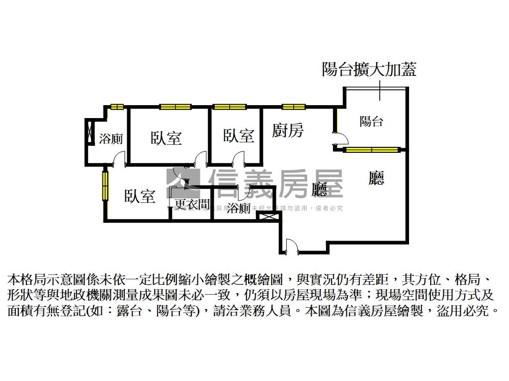 全坤１０１─Ａ１戶１１樓房屋室內格局與周邊環境